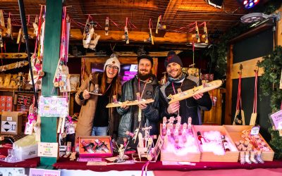 Après-Ski mitten in Salzburg: Probeshot am Shotski am Mirabellplatz